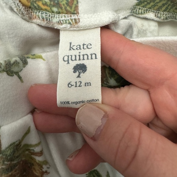 KATE QUINN Fall Cactus Floral Printed Ruffle Organic Cotton Bloomers Size 6-12 m - Picture 2 of 3